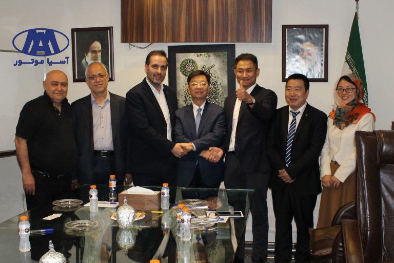 عقد قرارداد همکاری گروه خودروسازی آسیا موتور با گروه خودروسازی GINGGUANG چین